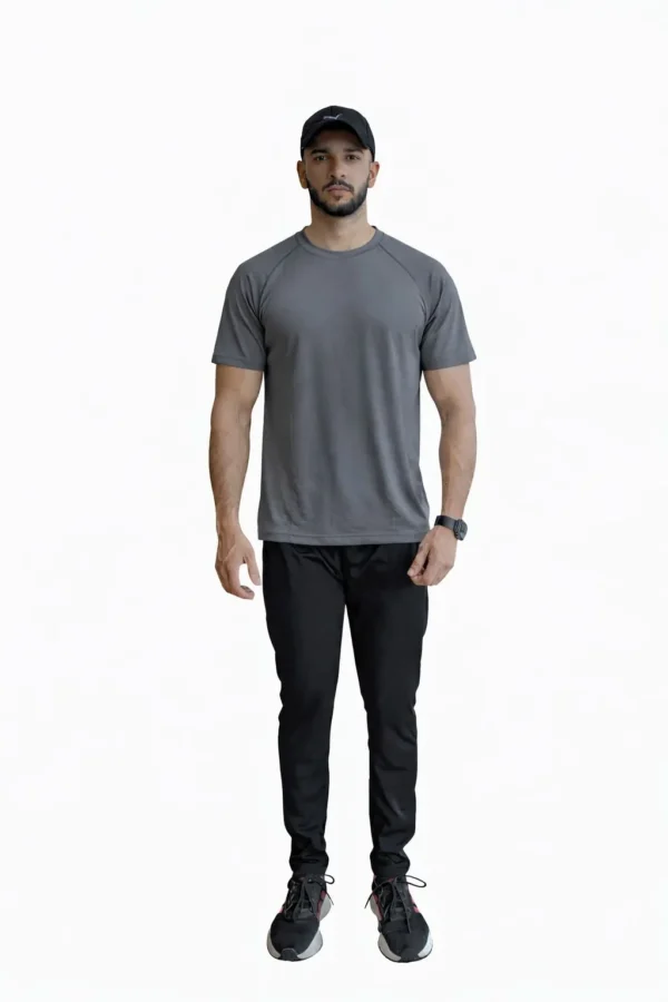 Grey Active wear t shirt Size Medium