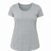 Ladies Small T-shirt Heather Grey colour