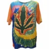 Gemini_Generated_Image_2f7ndv2f7ndv2f7n Tie-Dye Leaf Print T-shirt Large Size