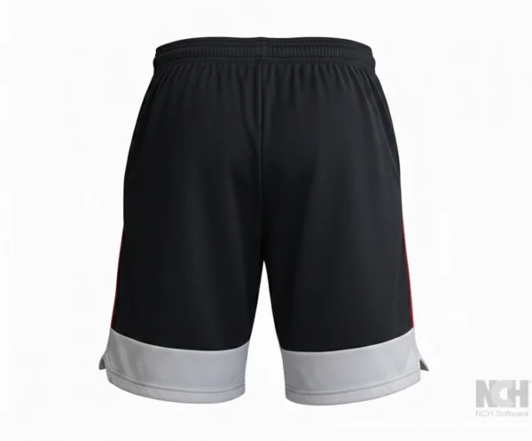 Black and Grey  Shorts medium size