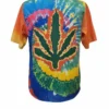 Gemini_Generated_Image_9q647k9q647k9q64 Tie-Dye Leaf Print T-shirt Large Size