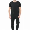 Black Activewear XXL Men T-shirt