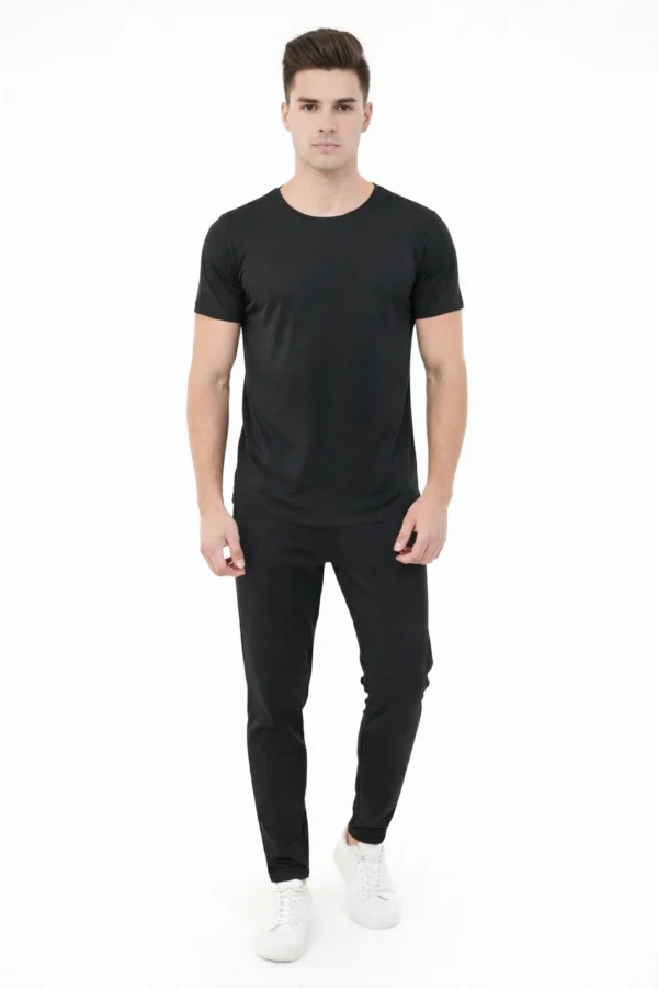 Black Activewear XXL Men T-shirt