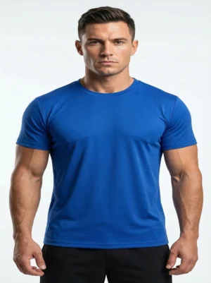Bright Blue Sport T-Shirt Large