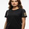 Black Performance Large Size T-Shirt