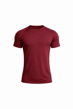 23 Maroon activewear shirt for men