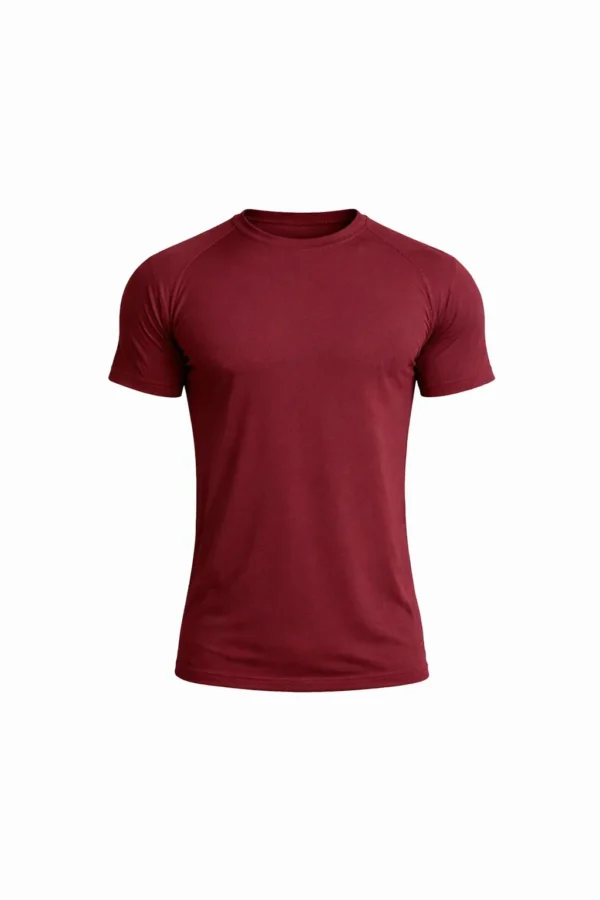 23 Maroon activewear shirt for men