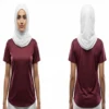 Great_make_a_new_picture_showing_frount_and__back__delpmaspu Maroon women Activewear Top