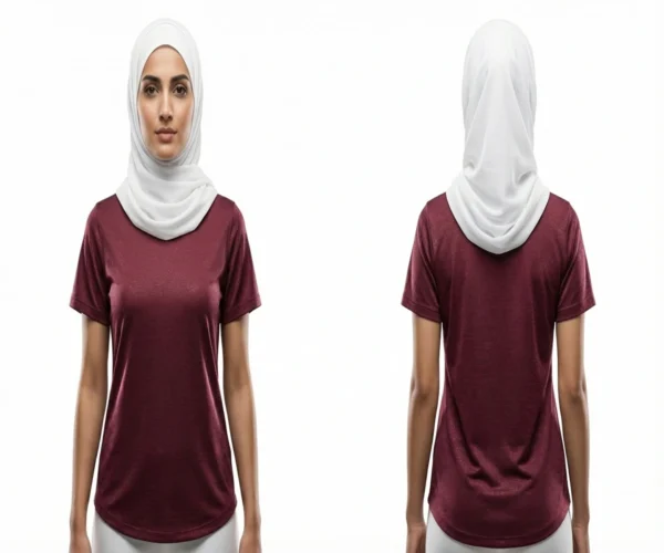 Great_make_a_new_picture_showing_frount_and__back__delpmaspu Maroon women Activewear Top