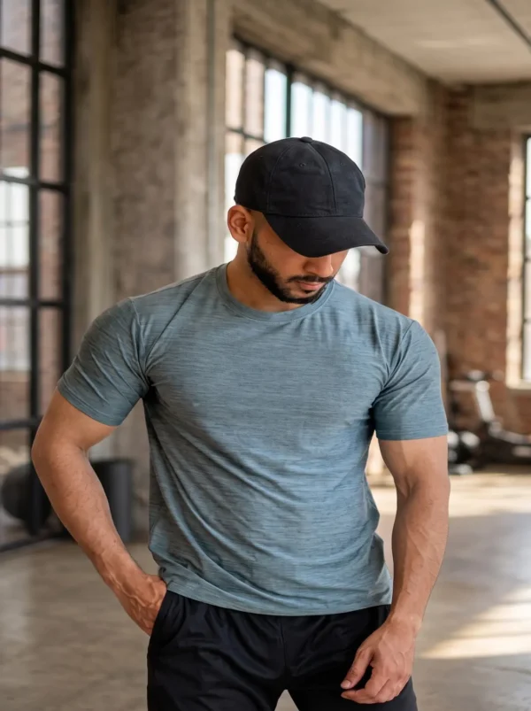 Improve_picture_quality_2K_20261017234507 Sage Green Men's Activewear T-Shirt