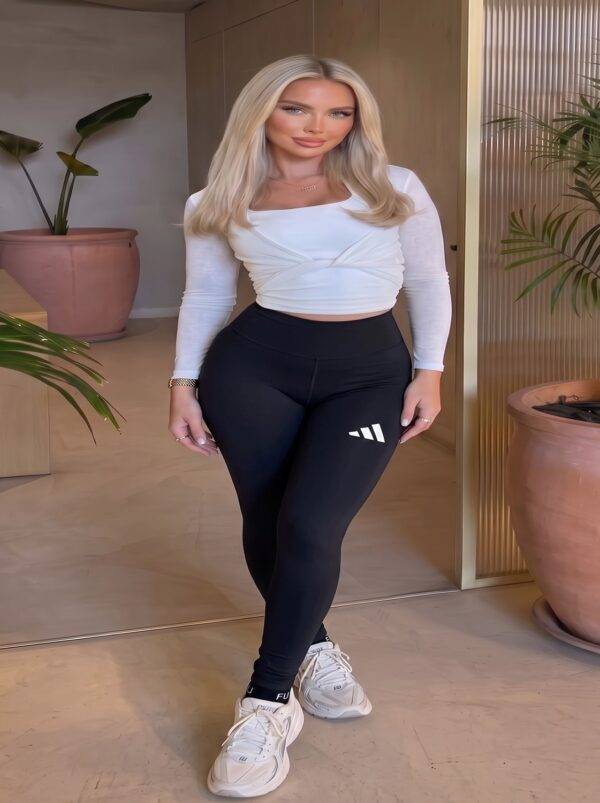 Black Training leggings - view 2
