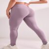 Women’s Training Leggings – Dusty Mauve Pink