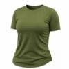 Women Training Activewear T-shirt OLIVE GREEN