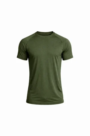 Activewear olive colour men t shirt