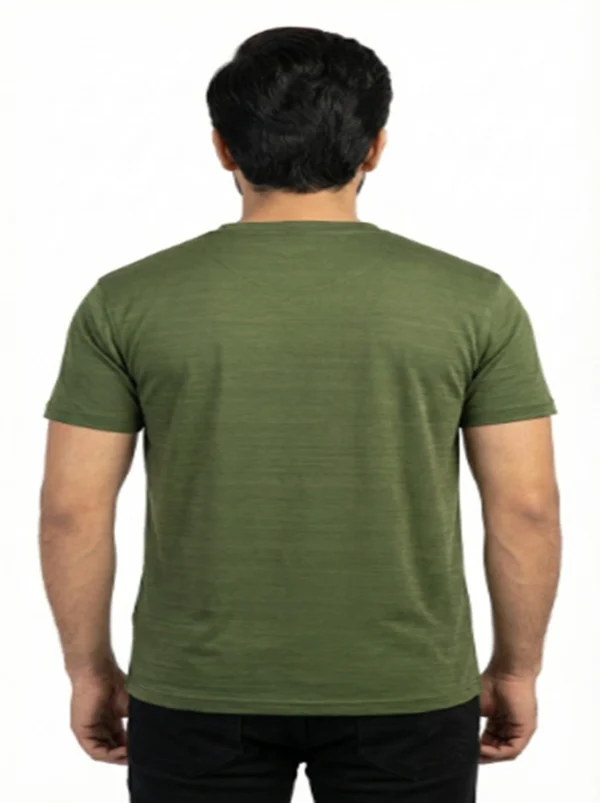 webp 67 Activewear olive colour men t shirt Size Large & X-Large
