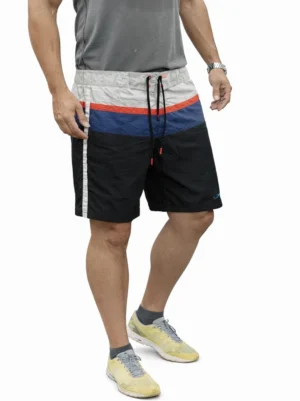 Men Sporty Colour Block Shorts