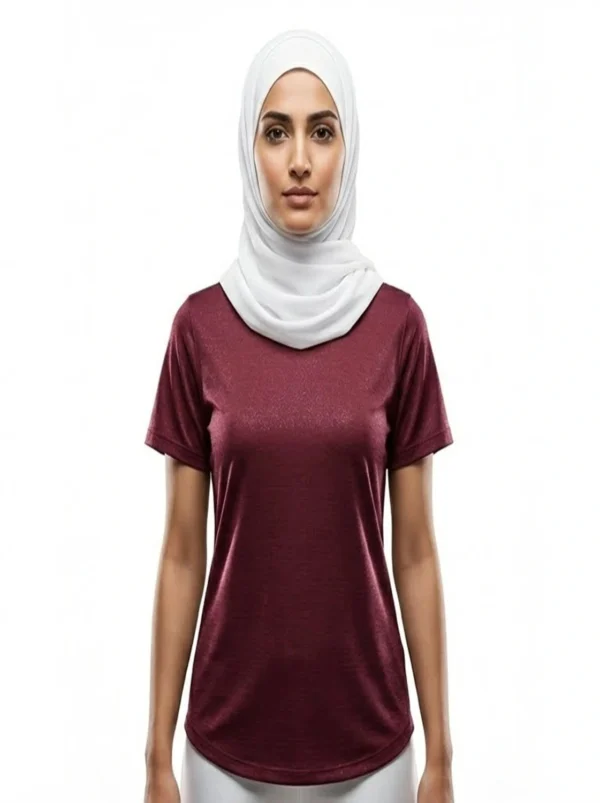 webp41 Maroon women Activewear Top