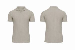 Light Olive Textured Performance Polo Shirt Made in China(Small To Large)