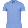 74 AeroFlex Button-down Blue Activewear Shirt