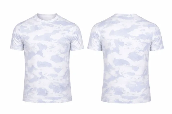 Men’s  White Camo Performance T-Shirt
