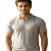 webp24 Light Olive Textured Performance Polo Shirt Made in China(Small To Large)