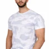 Men’s  White Camo Performance T-Shirt