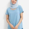 Sky Blue T-Shirt for Ladies Last Piece Special Discount Size Small