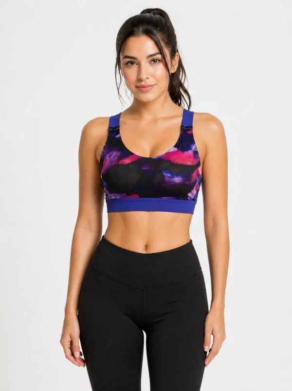 11 Original Domyos Multicolor Racerback Training Sports Bra Size Small
