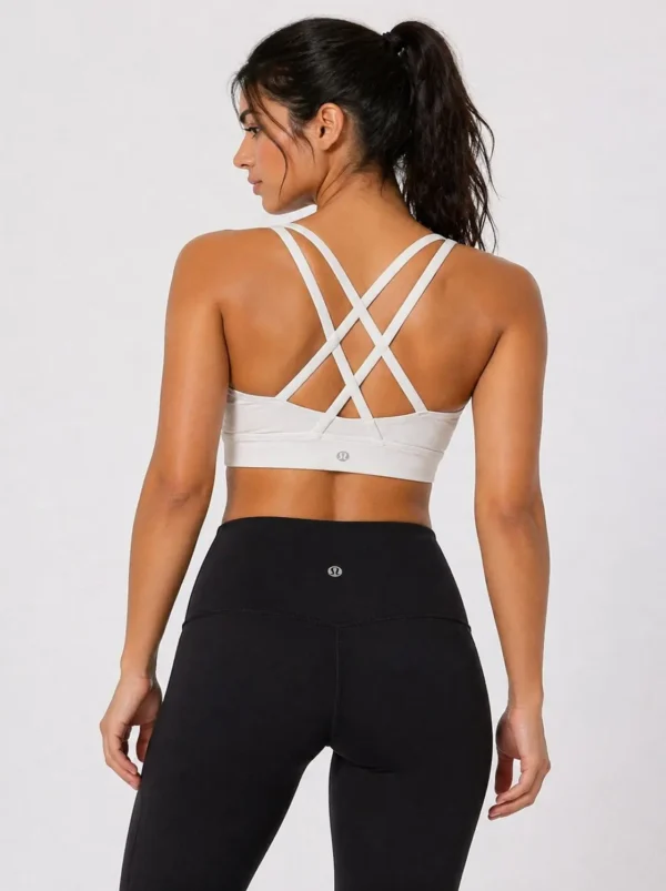 14 Original Lululemon Energy Bra – Medium Support (White) X-Small
