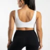 Original Lululemon Athletica V-Neck Light-Support Sports Bra ( White ) Small
