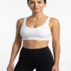 22 Original Lululemon Athletica Free to Be Wild Sports Bra (White) Small