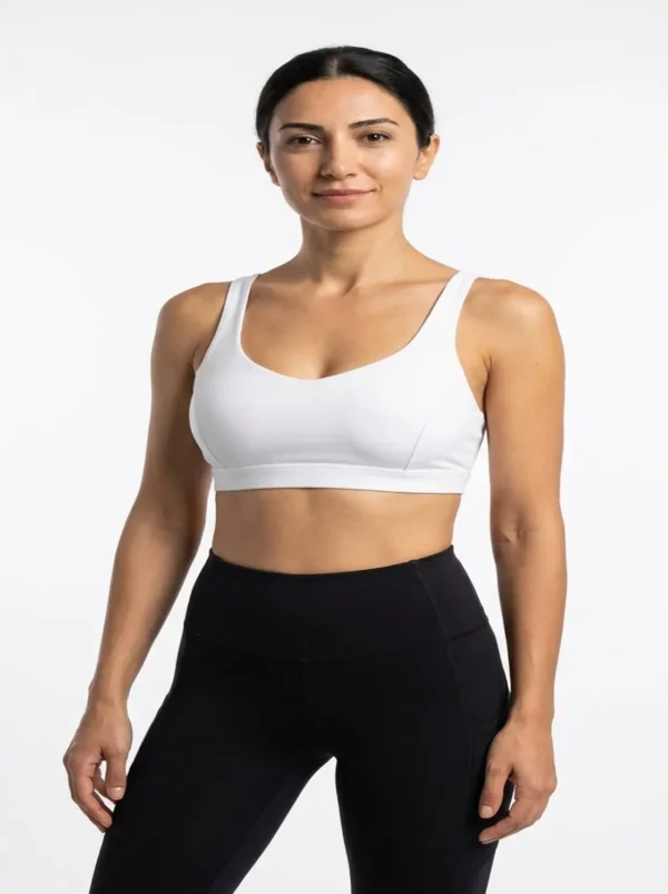 22 Original Lululemon Athletica Free to Be Wild Sports Bra (White) Small