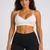 32 Original Lululemon Align Double-Strap Scoop Sports Bra – Soft White Medium