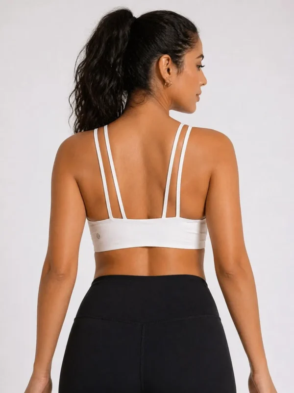 33 Original Lululemon Align Double-Strap Scoop Sports Bra – Soft White Medium