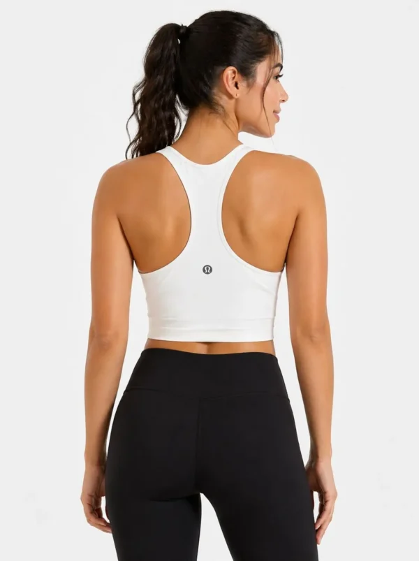 34 Original Lululemon Ribbed High-Neck Longline Training Bra Extra Small