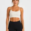 37 Original Lululemon Free to Be Serene™ Bra White Medium