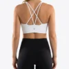 45 Original Lululemon Serene Strappy Longline Bra White Medium