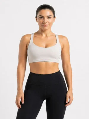 52 Original Lululemon Align™ Multi-Strap Back Light Support Sports Bra – Light Grey Extra Small