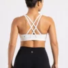 52 Original Lululemon Align Strappy Back Light Support Sports Bra White Small