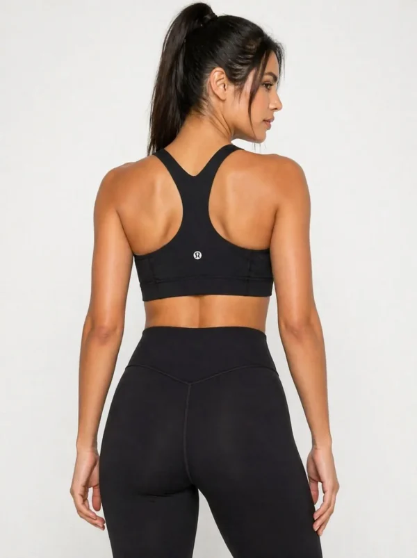 56 Original Lululemon Align™ Mesh Racerback Light Support Sports Bra Black Small