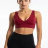 Original Lululemon Align™ V-Neck Light Support Sports Bra – Burgundy Small