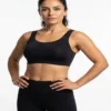 Original Lululemon Energy™ Cross-Back Medium Support Sports Bra Black Large