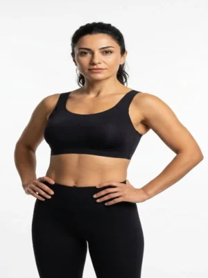 59 Original Lululemon Energy™ Cross-Back Medium Support Sports Bra Black Large