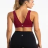 Original Lululemon Align™ V-Neck Light Support Sports Bra – Burgundy Small
