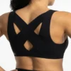 Original Lululemon Energy™ Cross-Back Medium Support Sports Bra Black Large