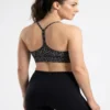 Original Lululemon Align™ Leopard Print Racerback Sports Bra – Grey/Black Small