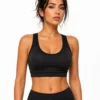 79 AirFlex Mesh Racerback Sports Bra – Black Size 2X-Small