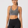 FlexCore Heather Racerback Sports Bra Size X-Small
