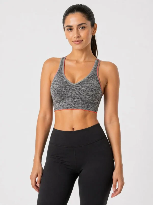 FlexCore Heather Racerback Sports Bra Size X-Small