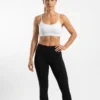 Original Lululemon Flow Y Bra Long Line – Light Grey Size Small